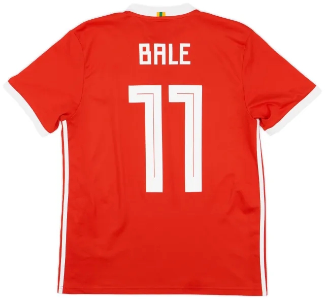 adidas 2018-19 Wales Home Shirt Bale #11 - 8/10 - (M)