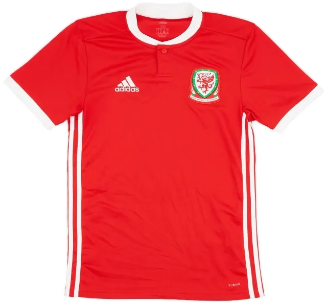 adidas 2018-19 Wales Home Shirt - 8/10 - (XS)