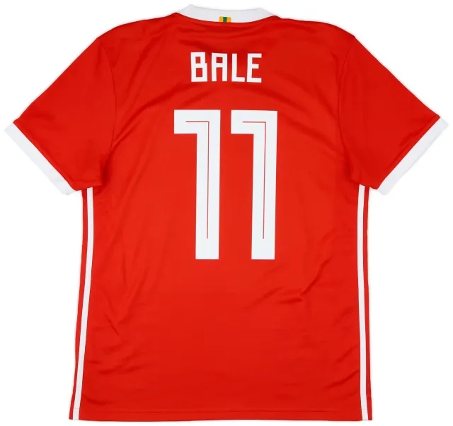adidas 2018-19 Wales Home Shirt Bale #11 - 9/10 - (M)