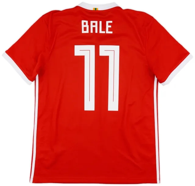 adidas 2018-19 Wales Home Shirt Bale #11 - 10/10 - (M)