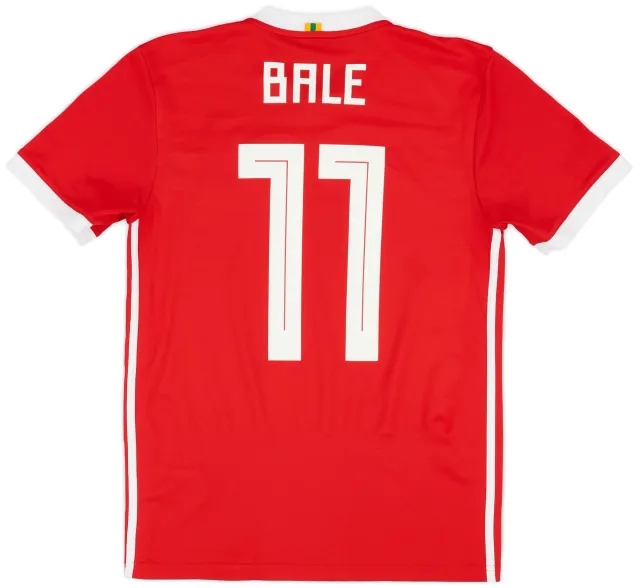 adidas 2018-19 Wales Home Shirt Bale #11 - 9/10 - (S)