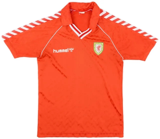 Hummel 1988-90 Wales Home Shirt - 8/10 - (Y)