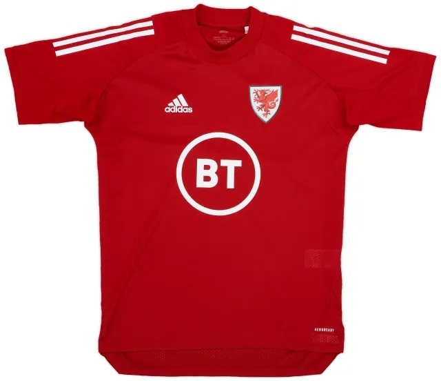 2020-21 Wales adidas Training Shirt - 9/10 - (S)