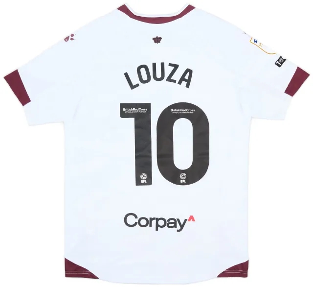 Kelme 2023-24 Watford Match Issue Away Shirt Louza #10