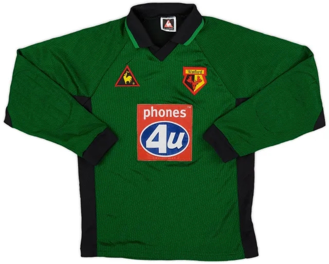 LeCoqSportif 1999-01 Watford GK Shirt - 9/10 - (S.Boys)