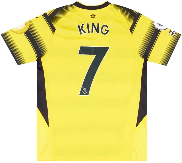 Kelme 2021-22 Watford Match Issue Home Shirt King #7