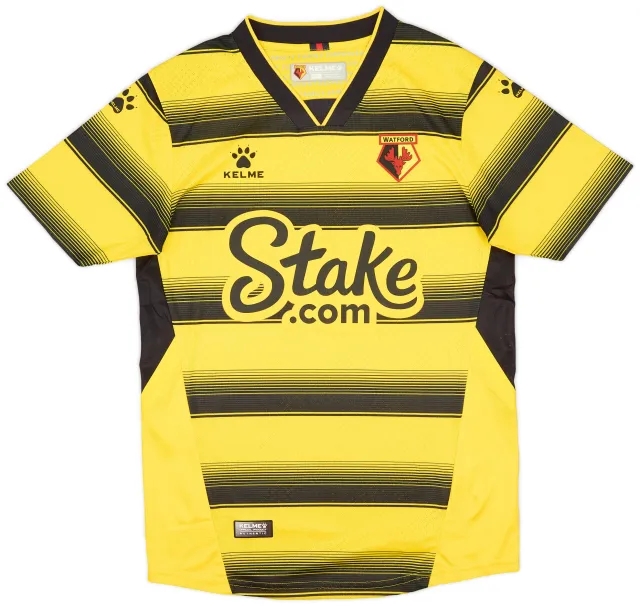 Kelme 2021-22 Watford Home Shirt - 10/10 - (S)