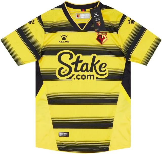 Kelme 2021-22 Watford Home Shirt (S)