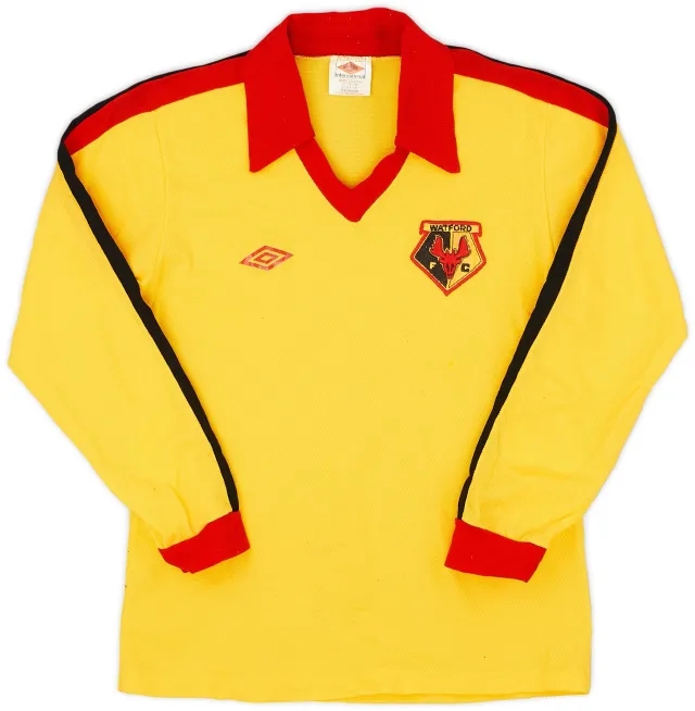 Umbro 1978-82 Watford Home L/S Shirt - 9/10 - (S)