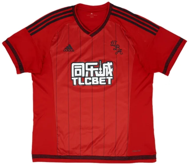 adidas 2015-16 West Brom Away Shirt - 8/10 - (XL)