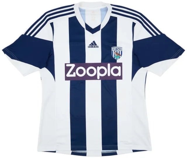 adidas 2013-14 West Brom Home Shirt - 6/10 - (L)
