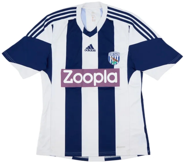 adidas 2013-14 West Brom Home Shirt - 7/10 - (M)