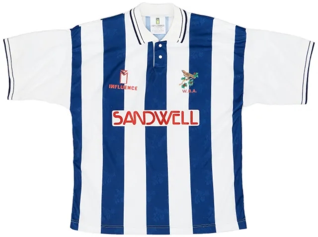 1991-92 West Brom Home Shirt - 8/10 - (L)