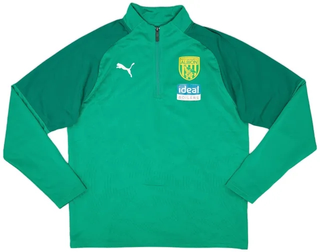 2018-19 West Brom Puma 1/4 Zip Drill Top - 9/10 - (L)