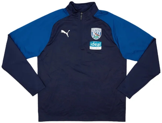 2018-19 West Brom Puma 1/4 Zip Drill Top - 10/10 - (L)