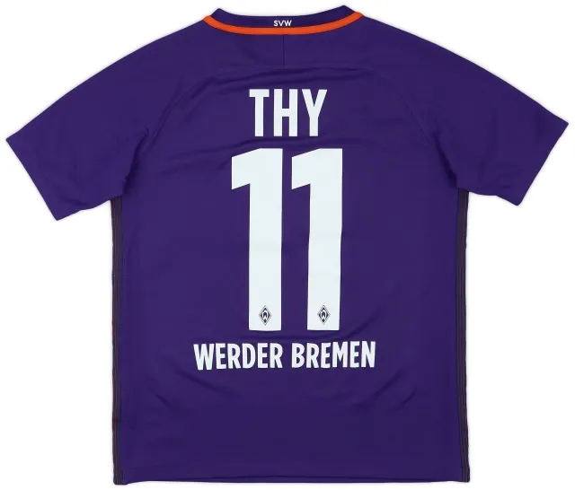 Nike 2016-17 Werder Bremen Away Shirt Thy #11 - 7/10 - (XL.Boys)