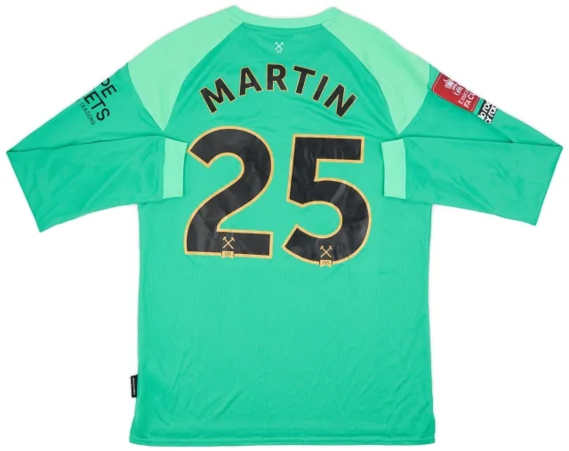 Umbro 2020-21 West Ham Match Issue FA Cup GK Shirt Martin #25