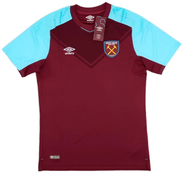 Umbro 2017-18 West Ham Home Shirt (L)