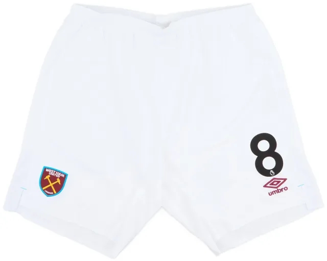 Umbro 2017-18 West Ham Match Issue Home Shorts #8 (Kouyate)