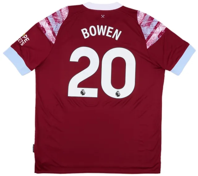 Umbro 2022-23 West Ham Home Shirt Bowen #20 - 9/10 - (XXL)
