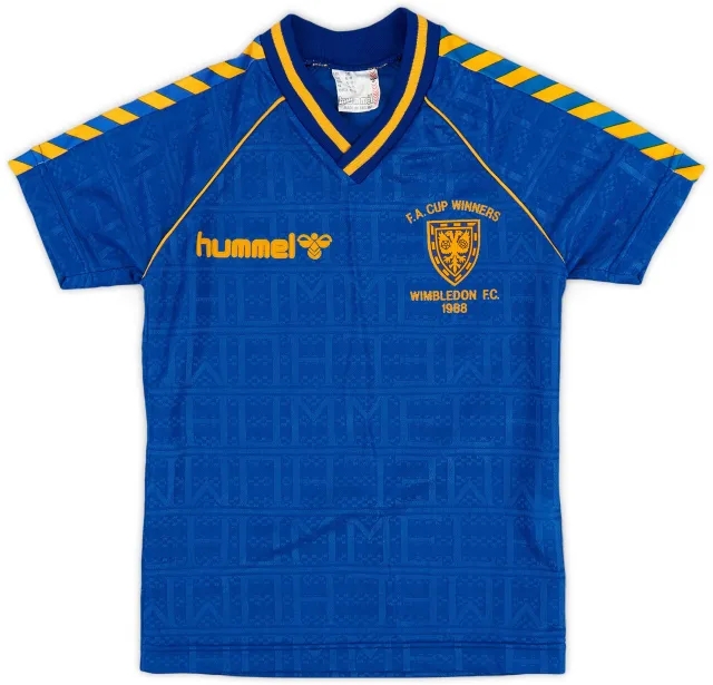 Hummel 1988-89 Wimbledon Home Shirt - 9/10 - (S.Boys)