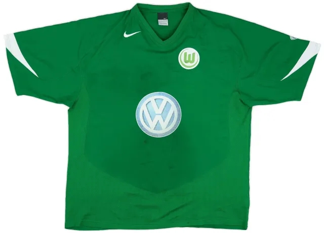 Nike 2005-06 Wolfsburg Home Shirt - 5/10 - (XXL)
