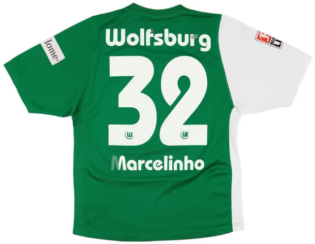 Nike 2006-07 Wolfsburg Home Shirt Marcelinho #32 - 4/10 - (S)
