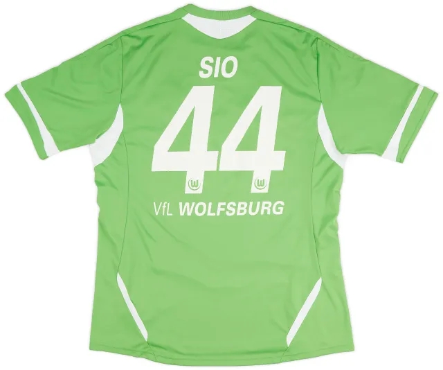 adidas 2011-12 Wolfsburg Home Shirt Sio #44 - 5/10 - (XL)