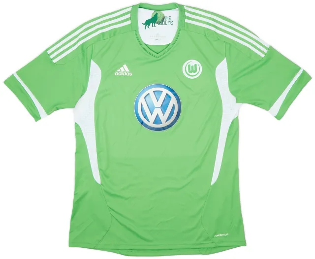 adidas 2011-12 Wolfsburg Authentic Home Shirt - 6/10 - (XL)