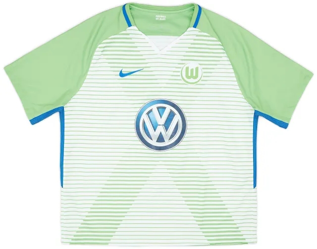 Nike 2017-18 Wolfsburg Home Shirt - 8/10 - (XL)