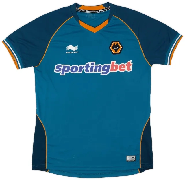 Burrda 2012-13 Wolves Away Shirt - 8/10 - (S)