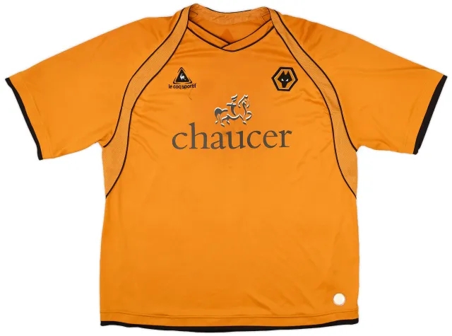 LeCoqSportif 2006-07 Wolves Home Shirt - 6/10 - (XL)
