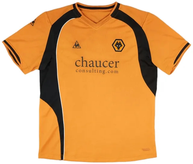 LeCoqSportif 2008-09 Wolves Home Shirt - 7/10 - (L)