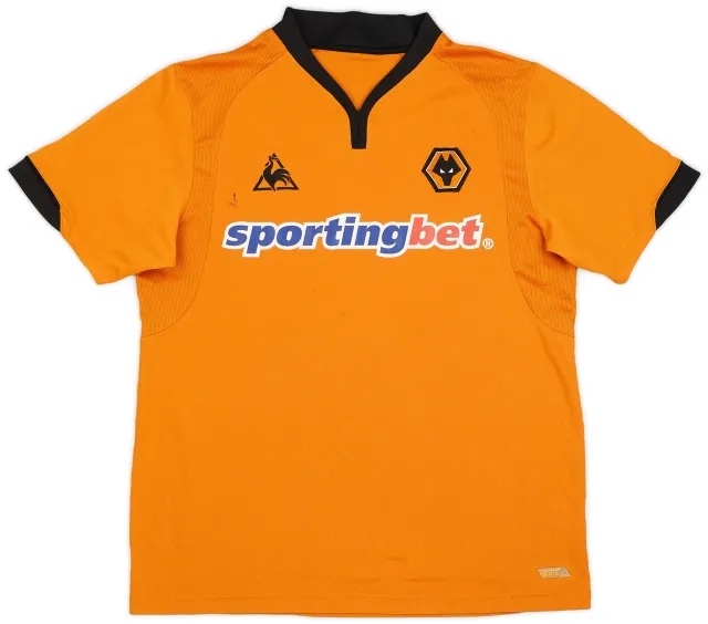 LeCoqSportif 2009-10 Wolves Home Shirt - 7/10 - (XL)