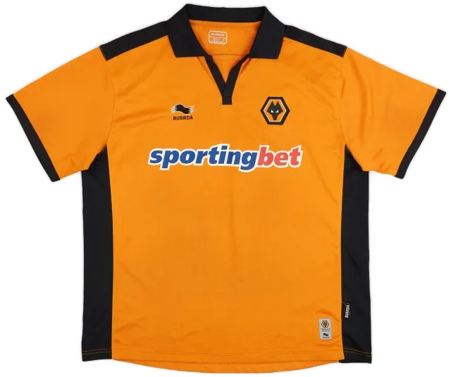 Burrda 2010-11 Wolves Home Shirt - 6/10 - (XL)