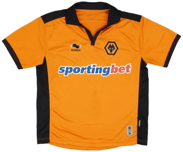 Burrda 2010-11 Wolves Home Shirt - 8/10 - (XS)