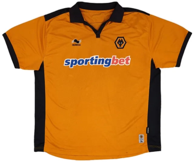 Burrda 2010-11 Wolves Home Shirt - 5/10 - (XXL)