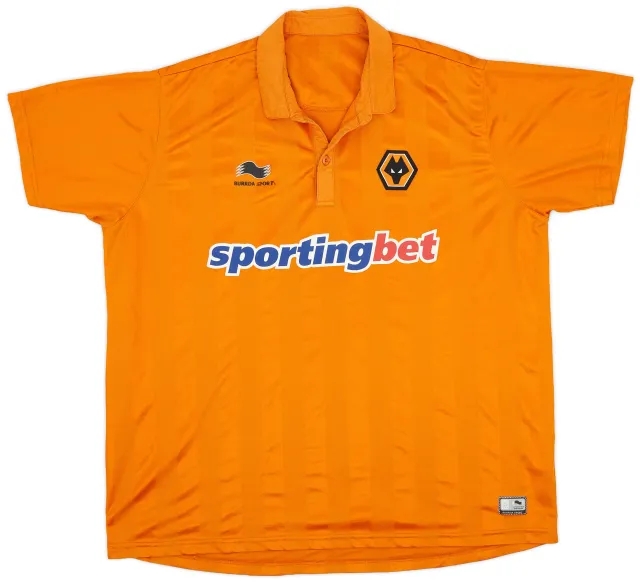 Burrda 2012-13 Wolves Home Shirt - 7/10 - (XXL)