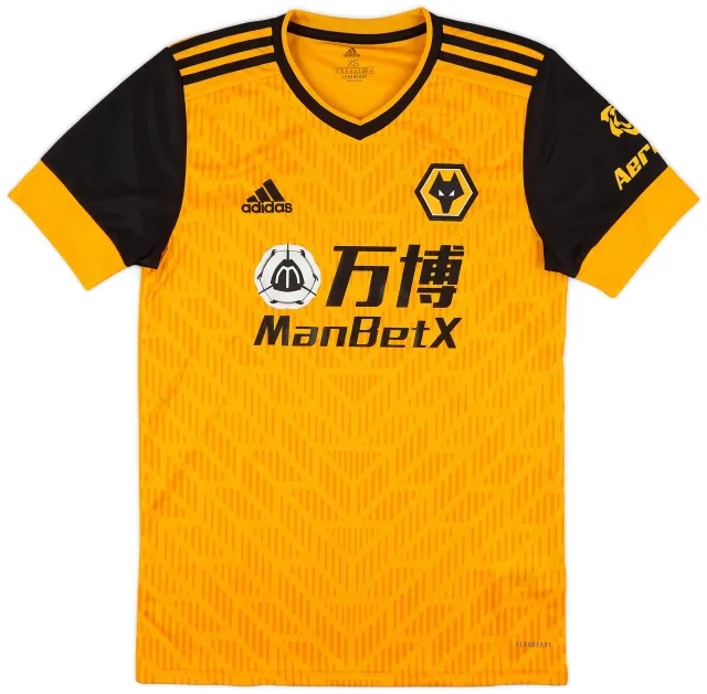 adidas 2020-21 Wolves Home Shirt - 9/10 - (XS)
