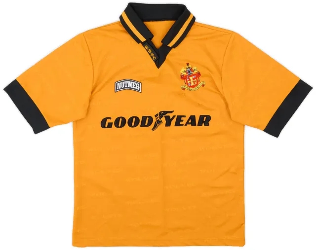 1995-96 Wolves Home Shirt - 8/10 - (L.Boys)