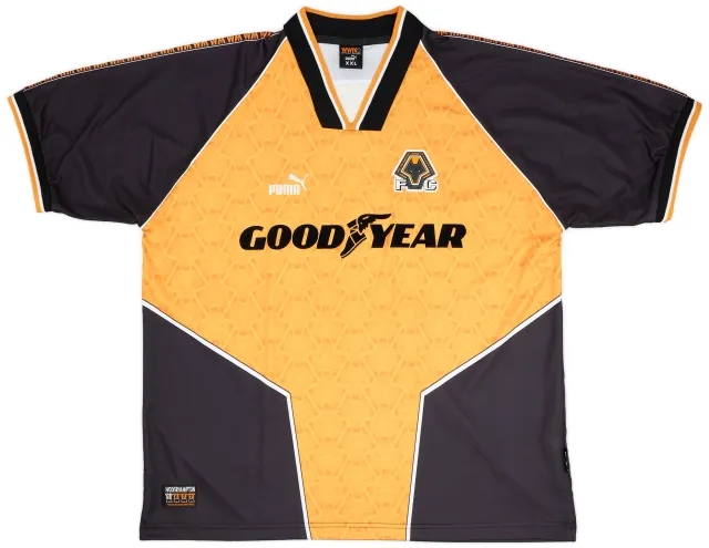 Puma 1996-98 Wolves Home Shirt - 8/10 - (XXL)