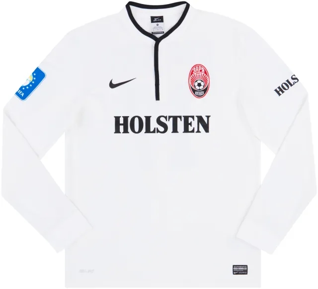 Nike 2014-15 Zorya Luhansk Match Issue Away L/S Shirt Ignjatijevic #17