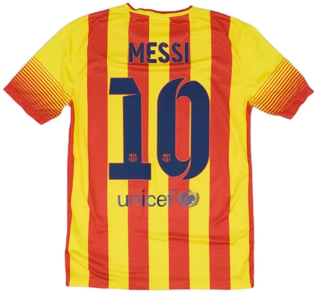 Nike 2013-15 Barcelona Away Shirt Messi #10 - 7/10 - (S)