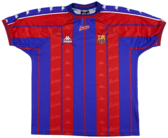 Kappa 1997-98 Barcelona Home Shirt - 6/10 - (XL)