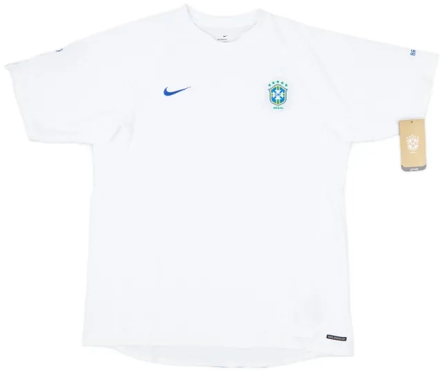 2006-07 Brazil Nike Cotton Tee - 9/10 - (M)