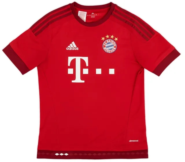 adidas 2015-16 Bayern Munich Home Shirt - 8/10 - (XL.Boys)