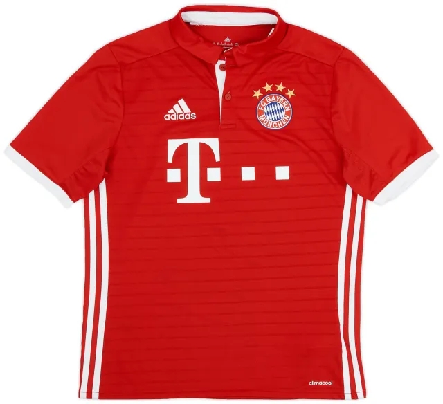 adidas 2016-17 Bayern Munich Home Shirt - 7/10 - (XL.Boys)