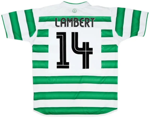 Umbro 2003-04 Celtic Home Shirt Lambert #14 - 7/10 - (L)