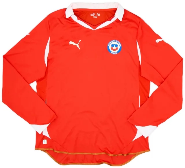 Puma 2011-12 Chile Home L/S Shirt - 9/10 - (XL)