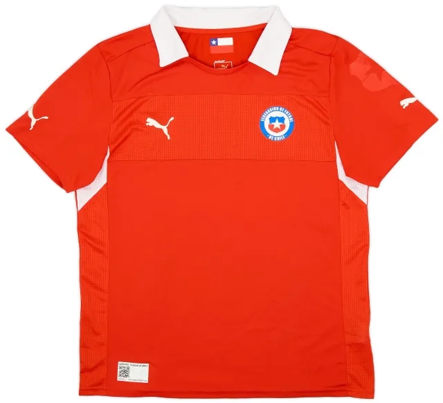 Puma 2012-14 Chile Home Shirt - 8/10 - (XL)